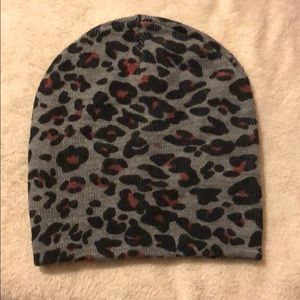 Leopard beanie